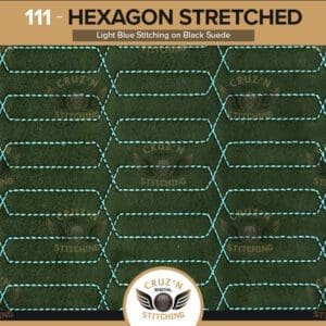 111 Digital Inserts Hexagon Stretched Single Stitched