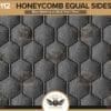 112 Cruzn Digital Inserts Honeycomb Equal Sides Black Stitching Black Vinyl