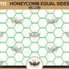 113 Cruzn Digital Stitching Honeycomb Equal Sides 30mm