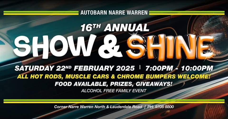 16th Annual Show and Shine VIC