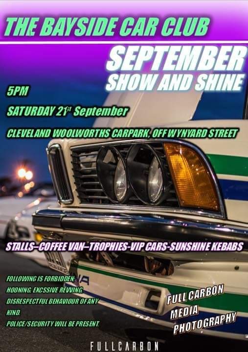 Bayside car club monthly show