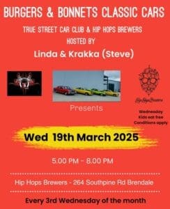 Burgers and Bonnets Classic Cars | Brendale QLD Car Events