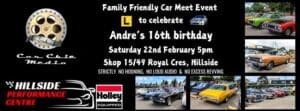 Car Chic Media Andres 16th Birthday Car Meet Hillside VIC