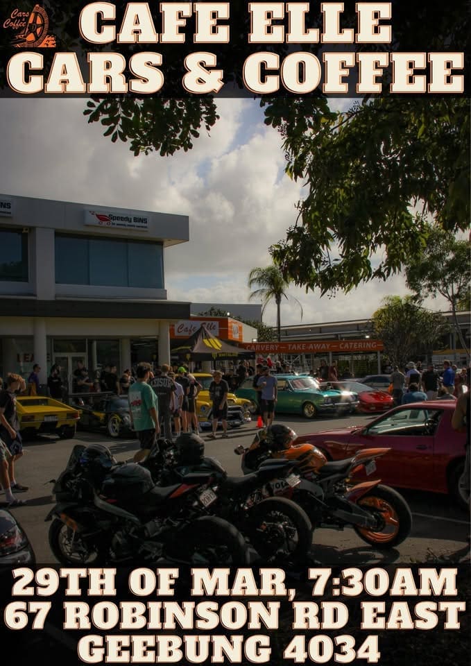 Cars And Coffee At CAFE ELLE | Car Events QLD