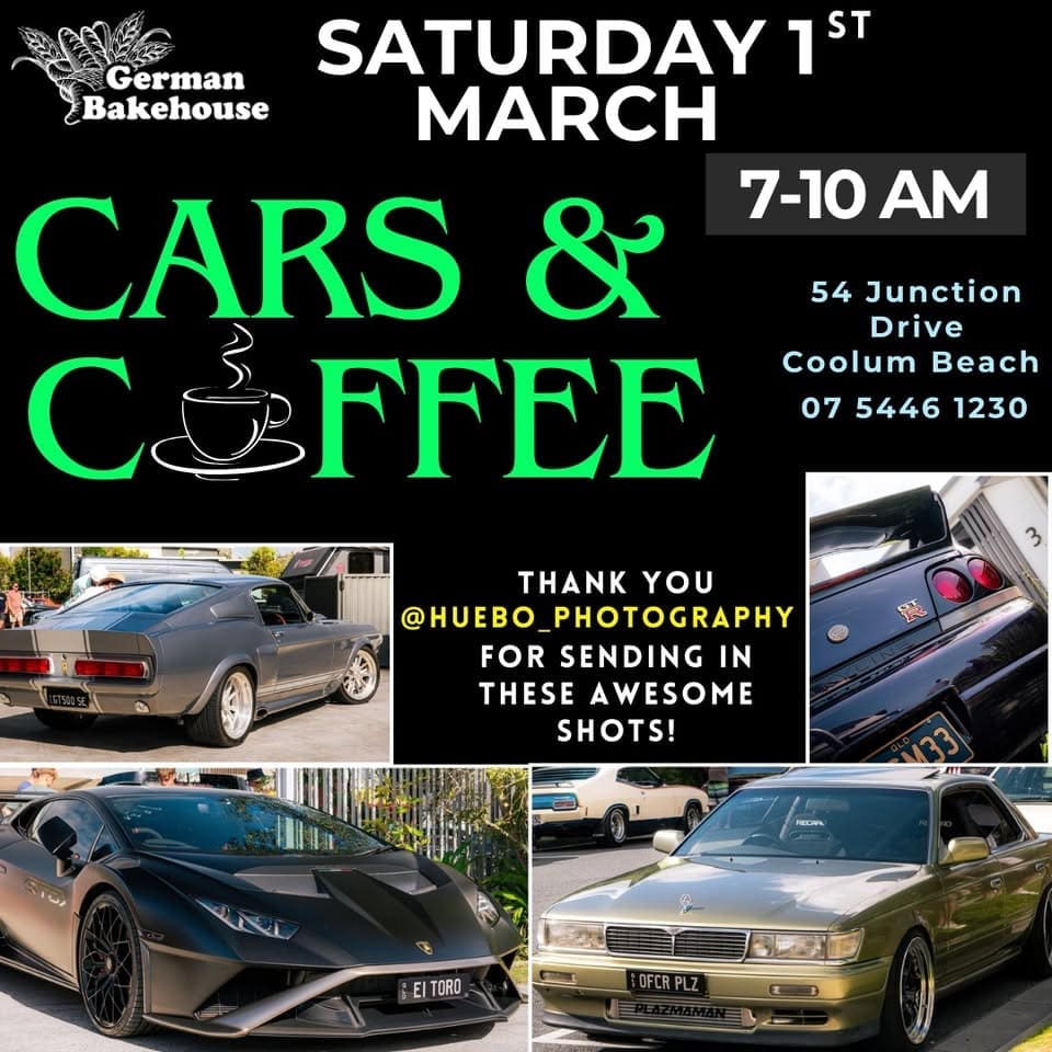 Cars and Coffee Coolum Sunshine Coast