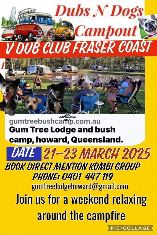 Dubs n dogs camp out at Howard - Car Events QLD