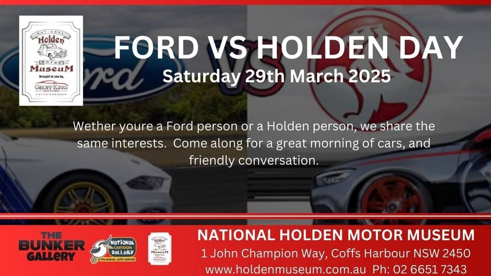 Ford vs Holden Event | Coffs Harbour NSW Car Events