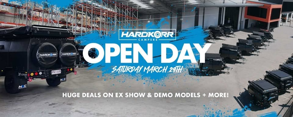 Hardkorr Campers Open Day 1-Day Sale - QLD Camper Events