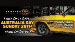 Killer Cars and Coffee at Benzina Stables VIC