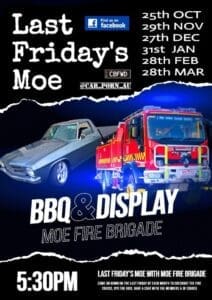 Last Friday's Moe March BBQ and Display | Car Events VIC
