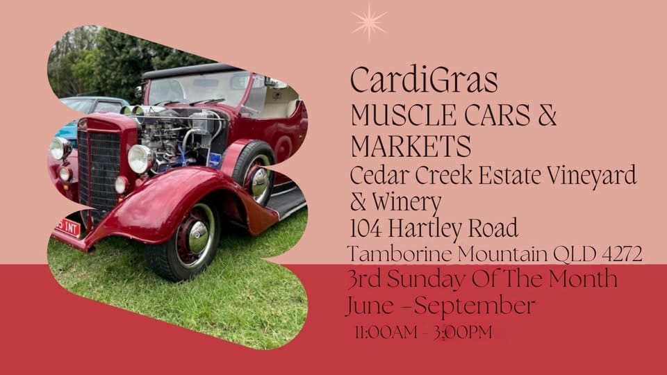 MUSCLE CARS and MARKETS - Tamborine Mountain QLD Car Events