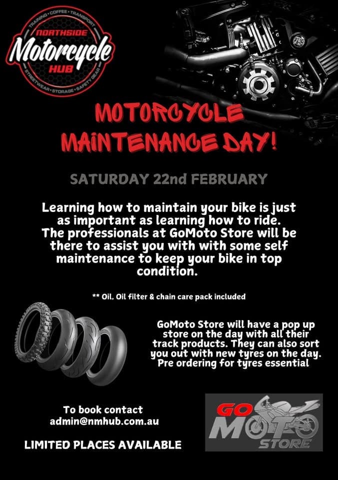 Motorcycle Maintenance Day Perth WA