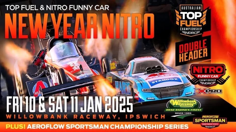 New Year Nitro Car Event - Willowbank Raceway