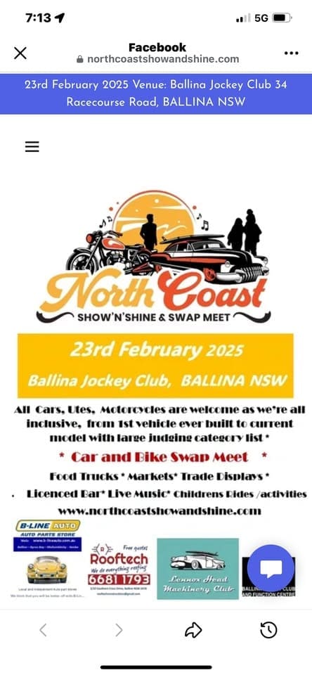 North Coast Show N Shine and Swap Meet NSW