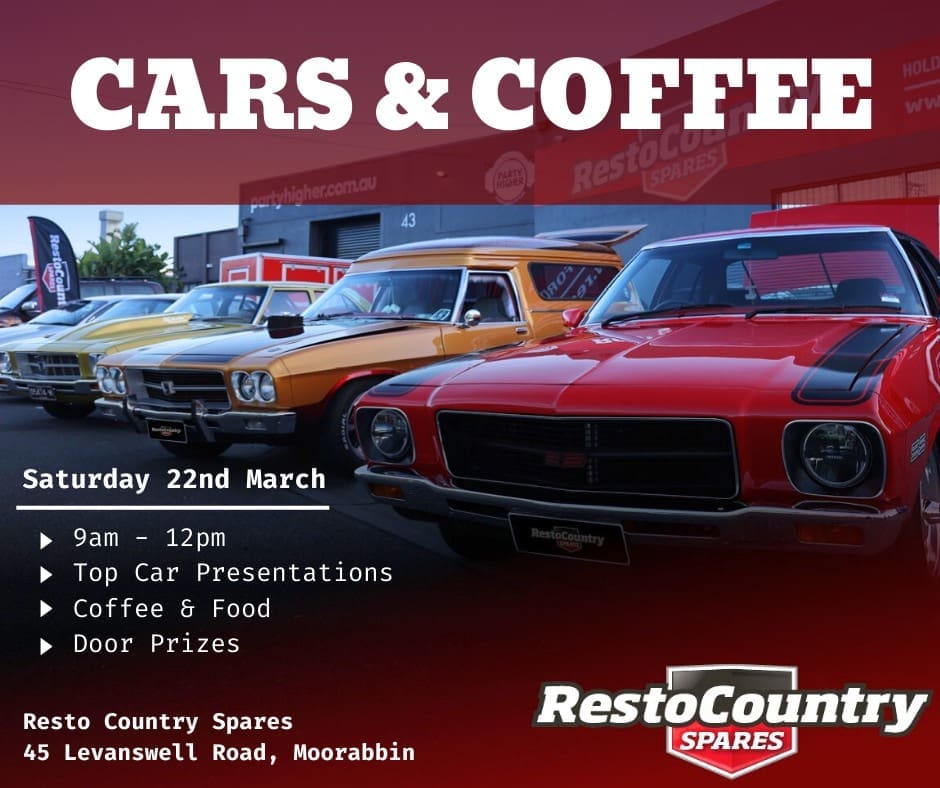 Resto Country Spares Cars and Coffee | Car Events VIC