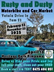 Rusty and Dusty Motorbike and Car Market QLD