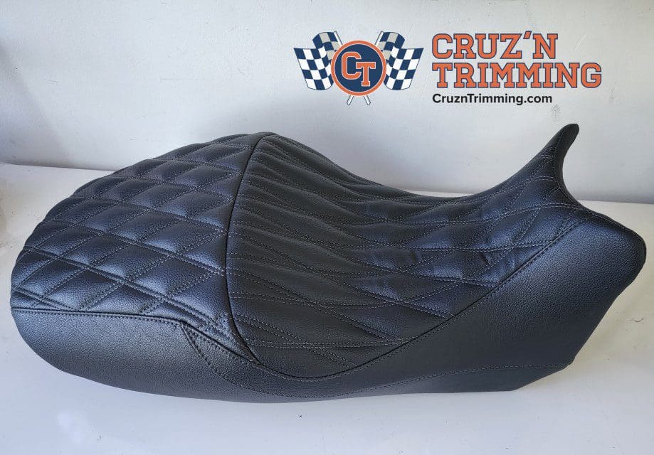 CKT Custom Trim - Custom motorcycle seat featuring