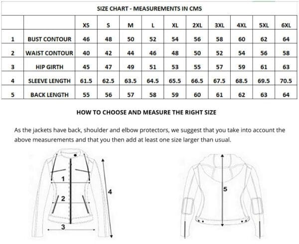 Ladies Leather Motorcycle Jacket with Removable Lining and Armour – Sky ...