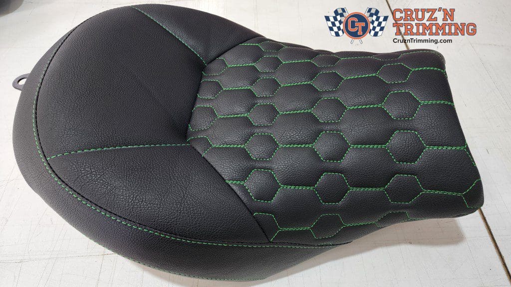 Vulcan Motorcycle Seat Modifications Green Long and Short