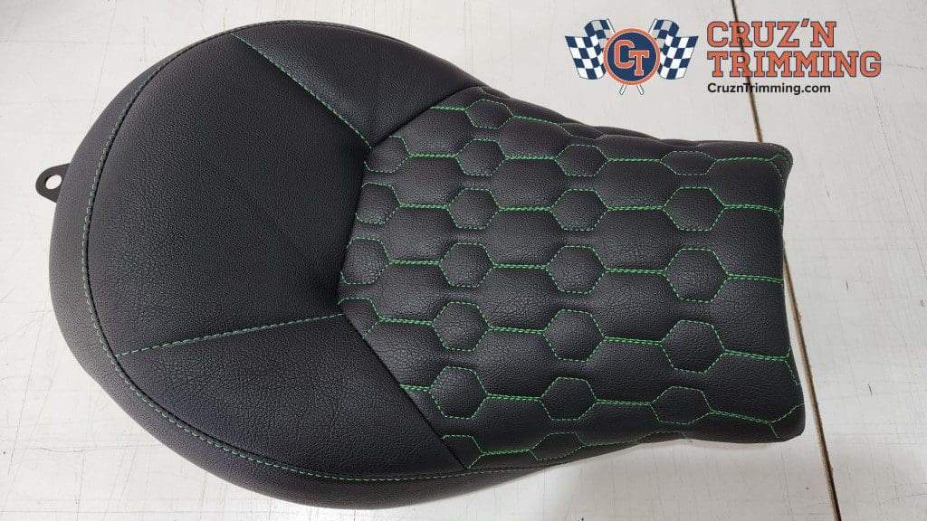 Vulcan Motorcycle Seat Modifications Green Long and Short